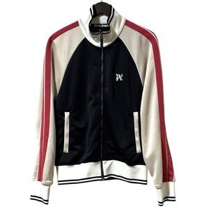 Palm Angels Monogram Colorblock Track Jacket Size Small